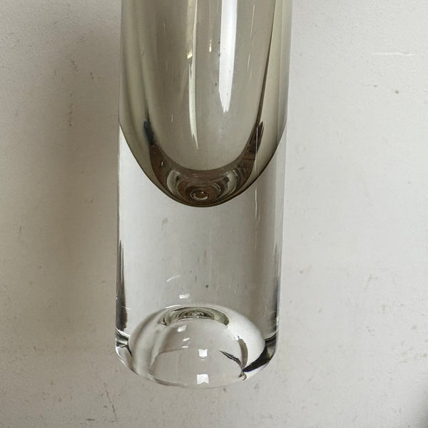Vintage Glas Vase von Roland Pösch für Gral Glas