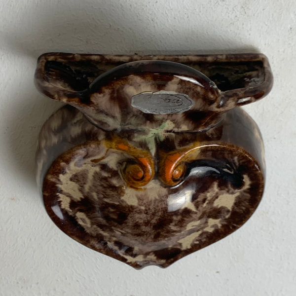 Mid Century Keramik Wand Vase von Bay 61