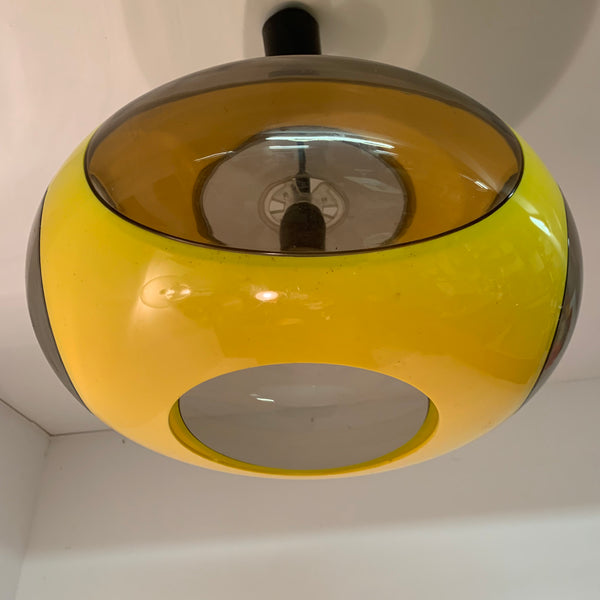 Vintage Space Age UFO Deckenlampe von Luigi Colani