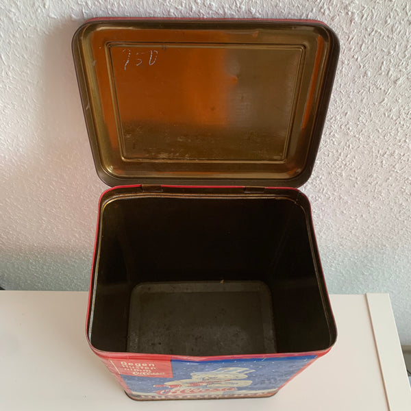 Vintage Blechdose Hustelinchen von Villosa