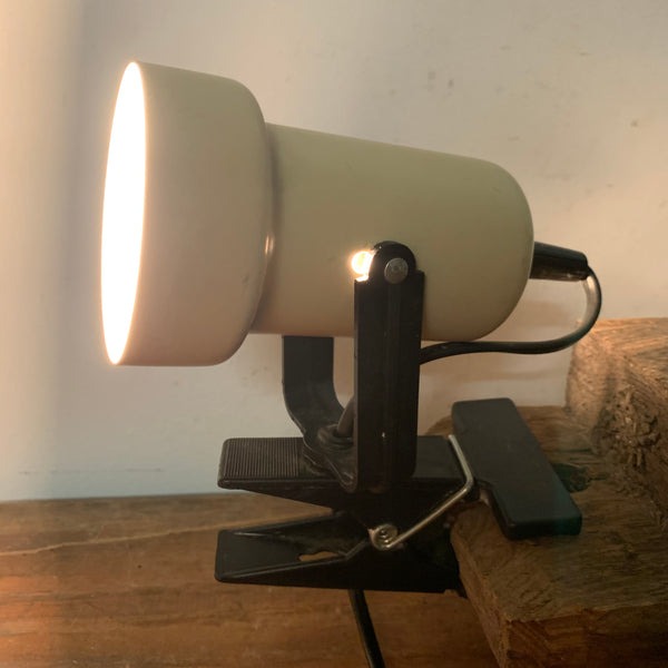 Vintage Klemm Lampe Spot von B Leuchten