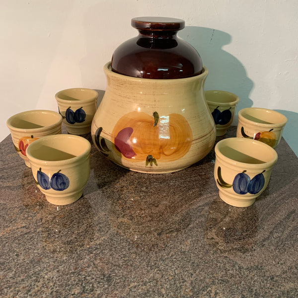 Vintage Keramik Bowle Service