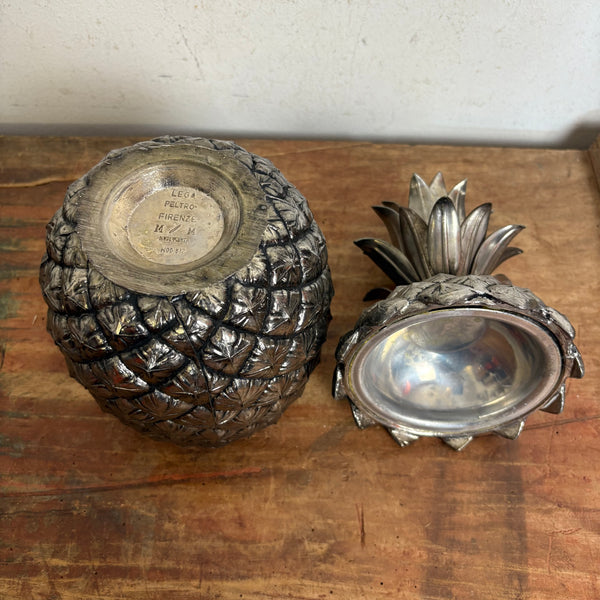 Vintage original Italienischer Ananas Eiskübel von Mauro Manetti