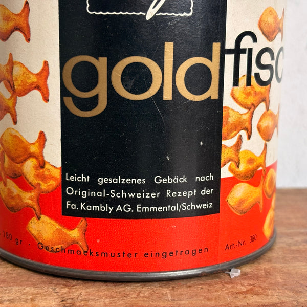 Vintage Blechdose Goldfischli