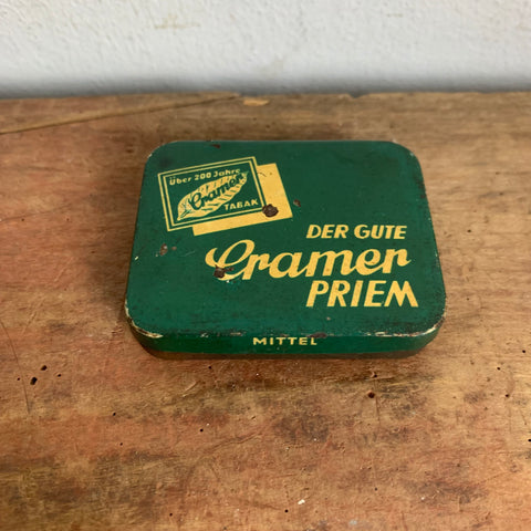 Vintage Kautabak Blechdose Der gute Cramer Priem