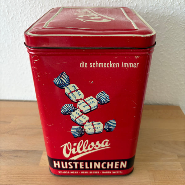 Vintage Blechdose Hustelinchen von Villosa
