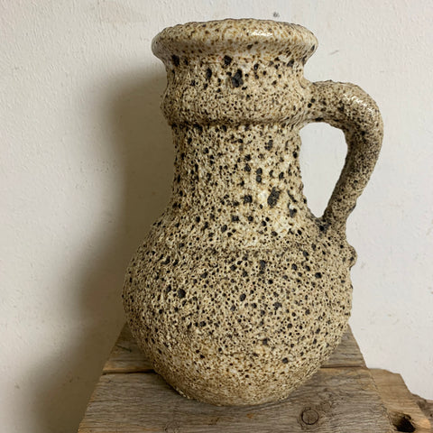 Vintage Fat Lava Keramik Vase von Silberdistel
