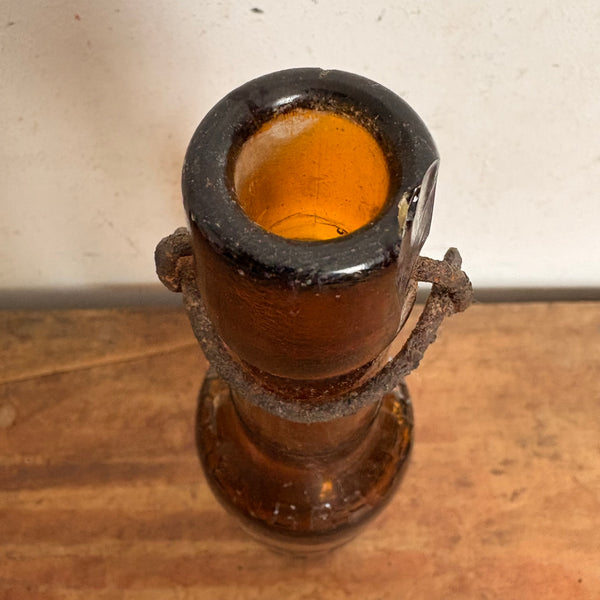 Antike Bügelverschluss Bierflasche Hildesheimer Aktien Brauerei