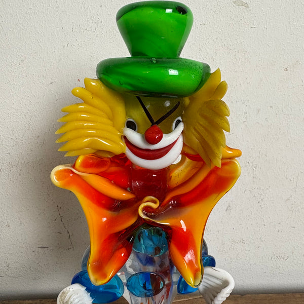 Vintage Murano Glas Skulptur Clown