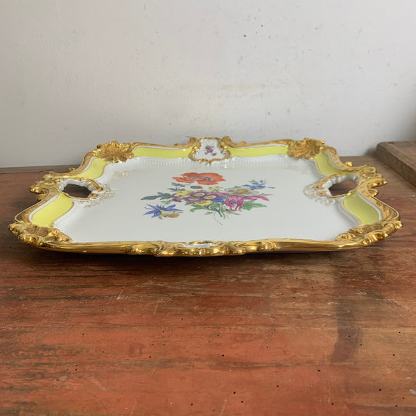 Große Prunkplatte von Meissen