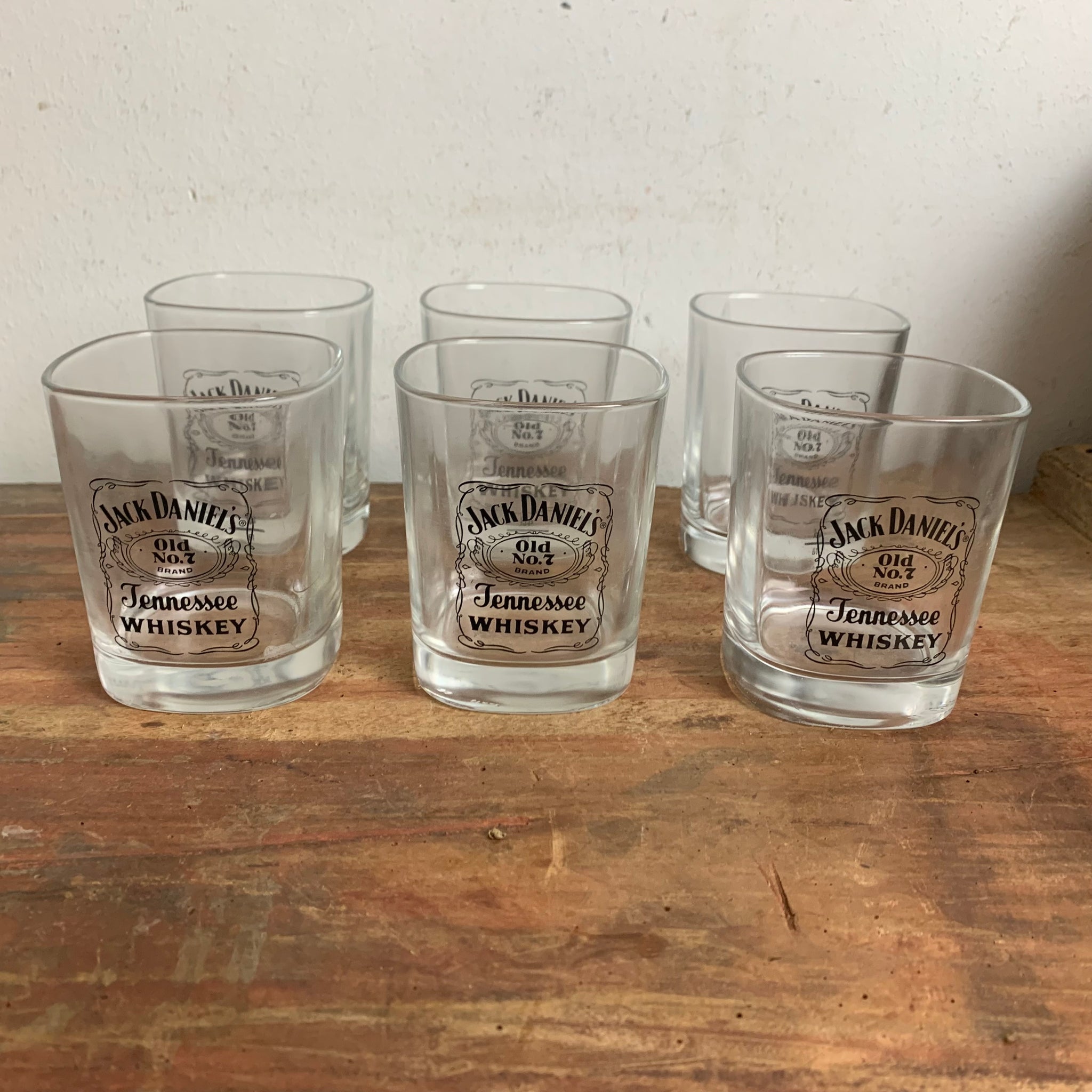 6er Set Jack Daniels Whiskey Gläser