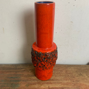 Vintage Fat Lava Keramik Vase von Otto Keramik