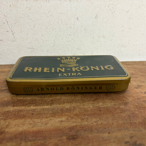 Vintage Blechdose Rhein - König extra