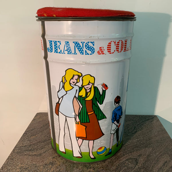 Vintage Sitztonne Jeans & Cola