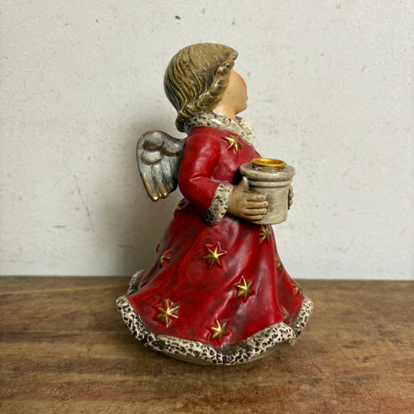 Weihnachtsengel Kerzenständer von Goebel mit Spieluhr