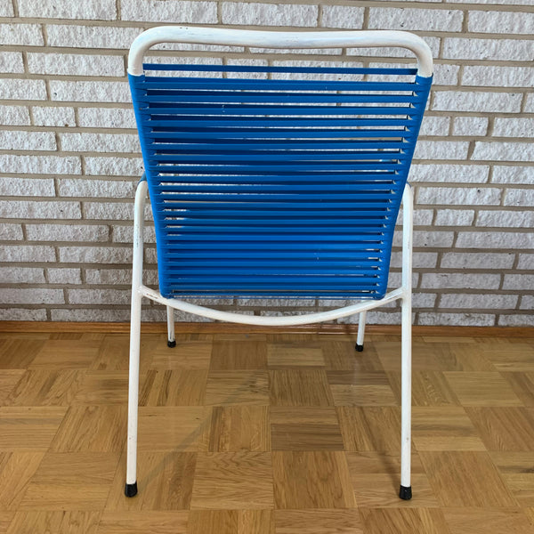 Vintage Spaghetti Stuhl von Huldreich Altorfer für Huldreich Altorfer in blau
