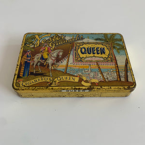 Vintage Zigaretten Blechdose Queen Cigaretten Nestor Gianaclis