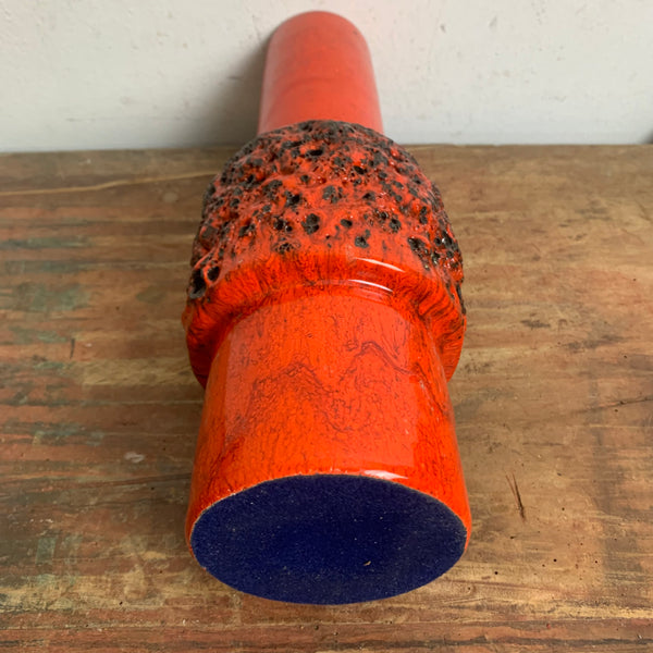 Vintage Fat Lava Keramik Vase von Otto Keramik