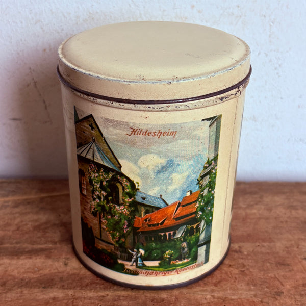 Vintage Blechdose Kaffee und Tee Haus Schlegel Hildesheim