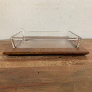 Vintage Mid Century Danish Design Wooden Tray