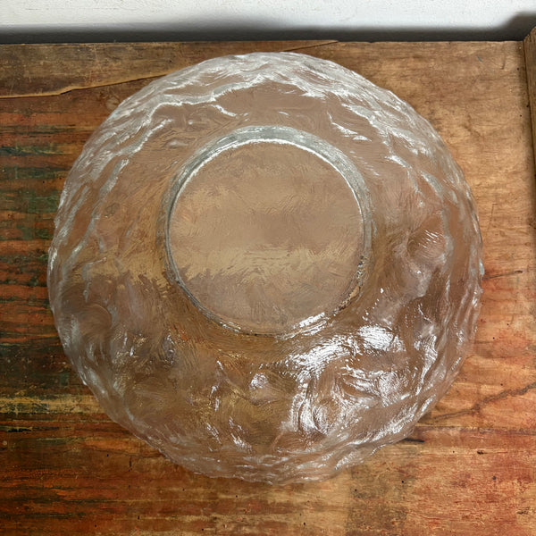 Vintage große Eisglasschale