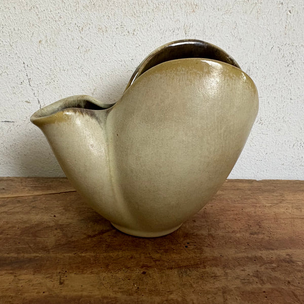 Vintage Mid Century Studio Keramik Vase von Fritz van Daalen 39/3