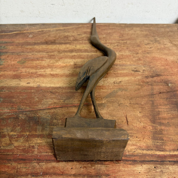 Mid Century Deko Kranich