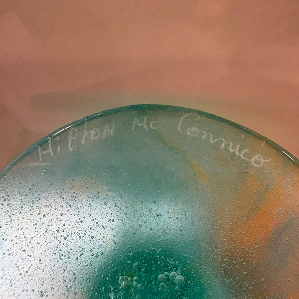 Vintage 5er Set Weingläser Cactus Kollektion von Hilton McConnico für französische Kristallmanufaktur Daum Nancy