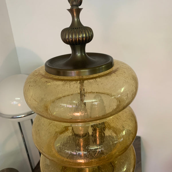 Vintage Deckenlampe Fontana Arte Stil mundgeblasenes Glas