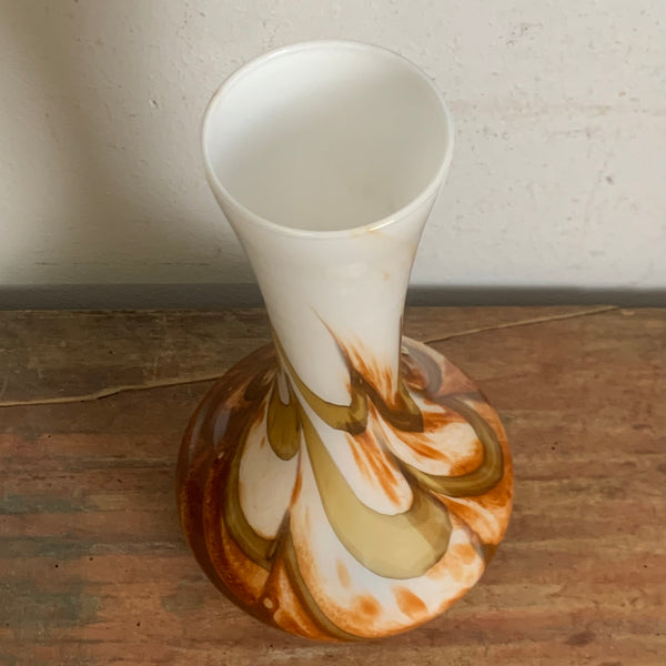 Opaline Florence Vase Vetreria Barieri