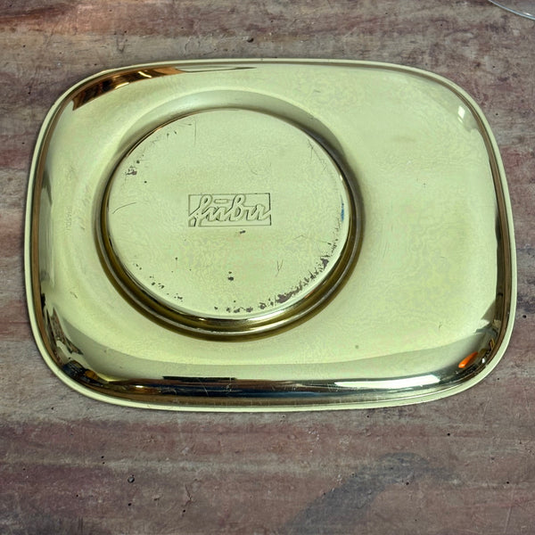 Vintage Mid Century Tee Set Messing Kupfer für 6 Personen