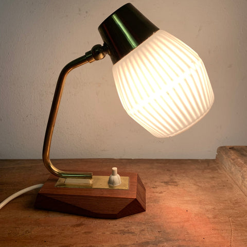 Vintage dänisches Design Nachttisch Lampe