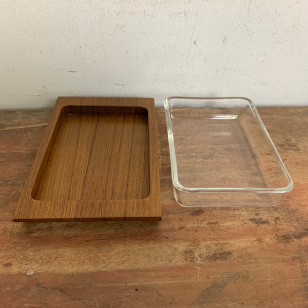 Vintage Mid Century Danish Design Wooden Tray