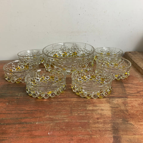 Vintage Dessert Set Boléro von Walther Glas