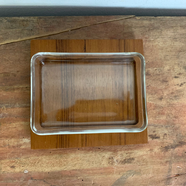 Vintage Mid Century Danish Design Wooden Tray