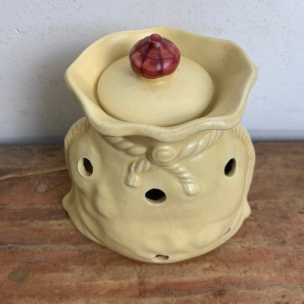 Vintage Keramik Kartoffel Zwiebel Knoblauch Vorratstopf