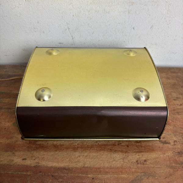 Vintage Mid Century Blechdose mit Pferde Motiv von Nörenberg-Kaffee Hamburg