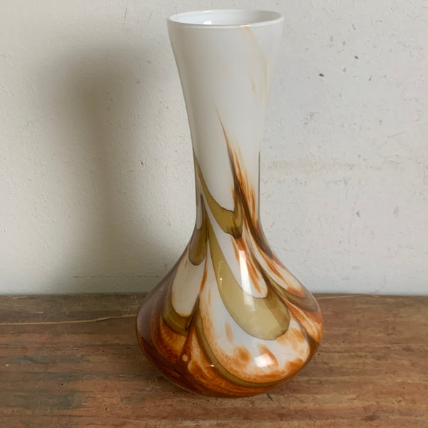Opaline Florence Vase Vetreria Barieri