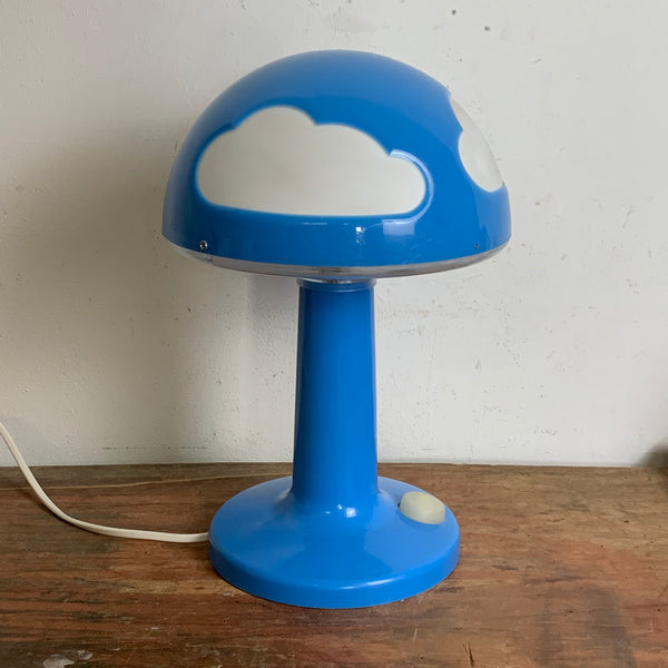 Vintage Wolke Lampe Skojig von Henrik Preutz für Ikea in blau