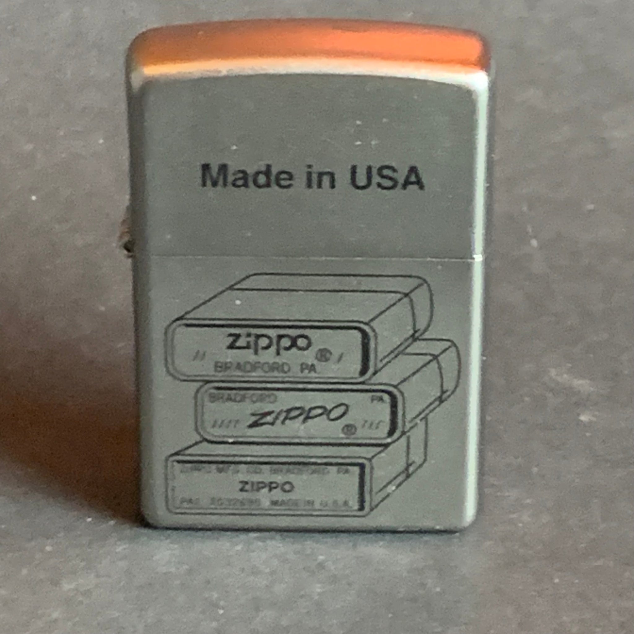 Zippo Feuerzeug Bottom Stamp