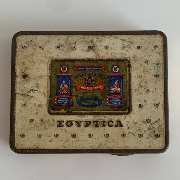 Vintage Zigaretten Blechdose Egyptica Cigaretten