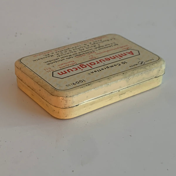 Vintage Blechdose Antineuralgicum Compretten