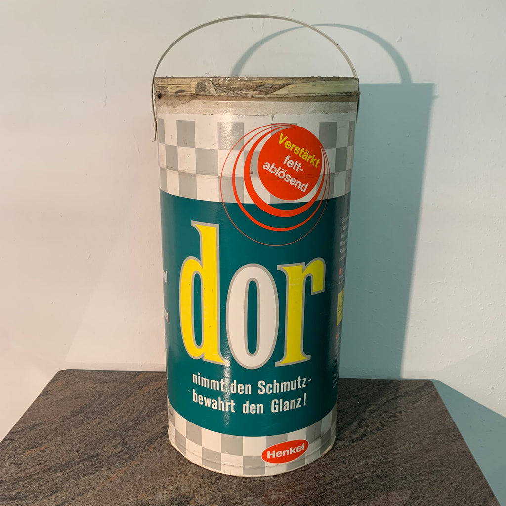 Vintage Waschmittel Waschpulver Tonne DOR – Trödelfuchs Vintage Shop