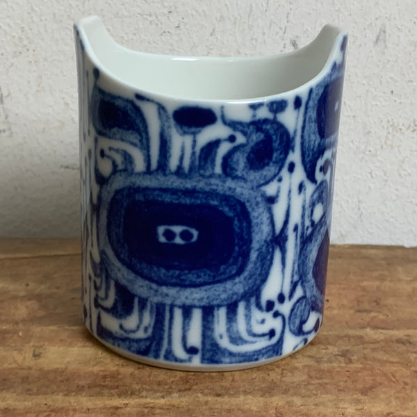 Vintage Porzellan Vase von E. A. Sundermann für Fürstenberg
