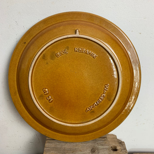 Vintage Keramik Wandteller von Bay 81-31