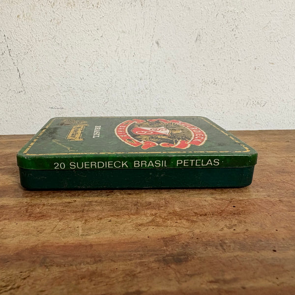 Vintage Blechdose Suerdieck Bahia Brasil Zigaretten