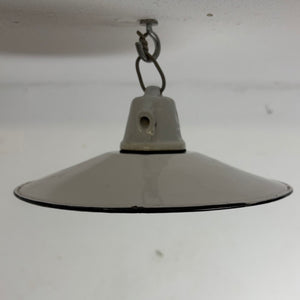 Bauhaus Emaille Lampe