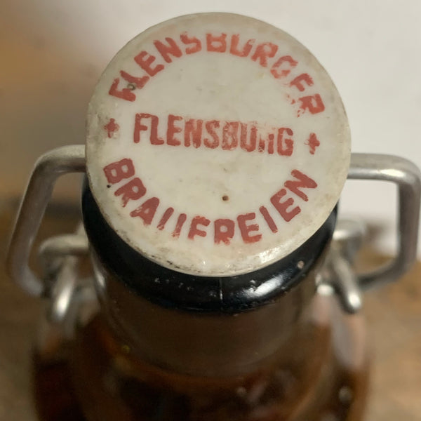 Vintage Bügelflasche Flensburger Pils Bierflasche
