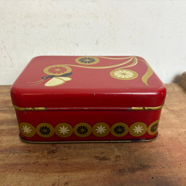 Vintage Blechdose Keksdose Schmetterlings-Dose von Eva Grossberg für Bahlsen