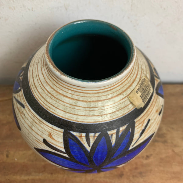 Mid Century Keramik Vase von Carstens Tönnieshof 652-13